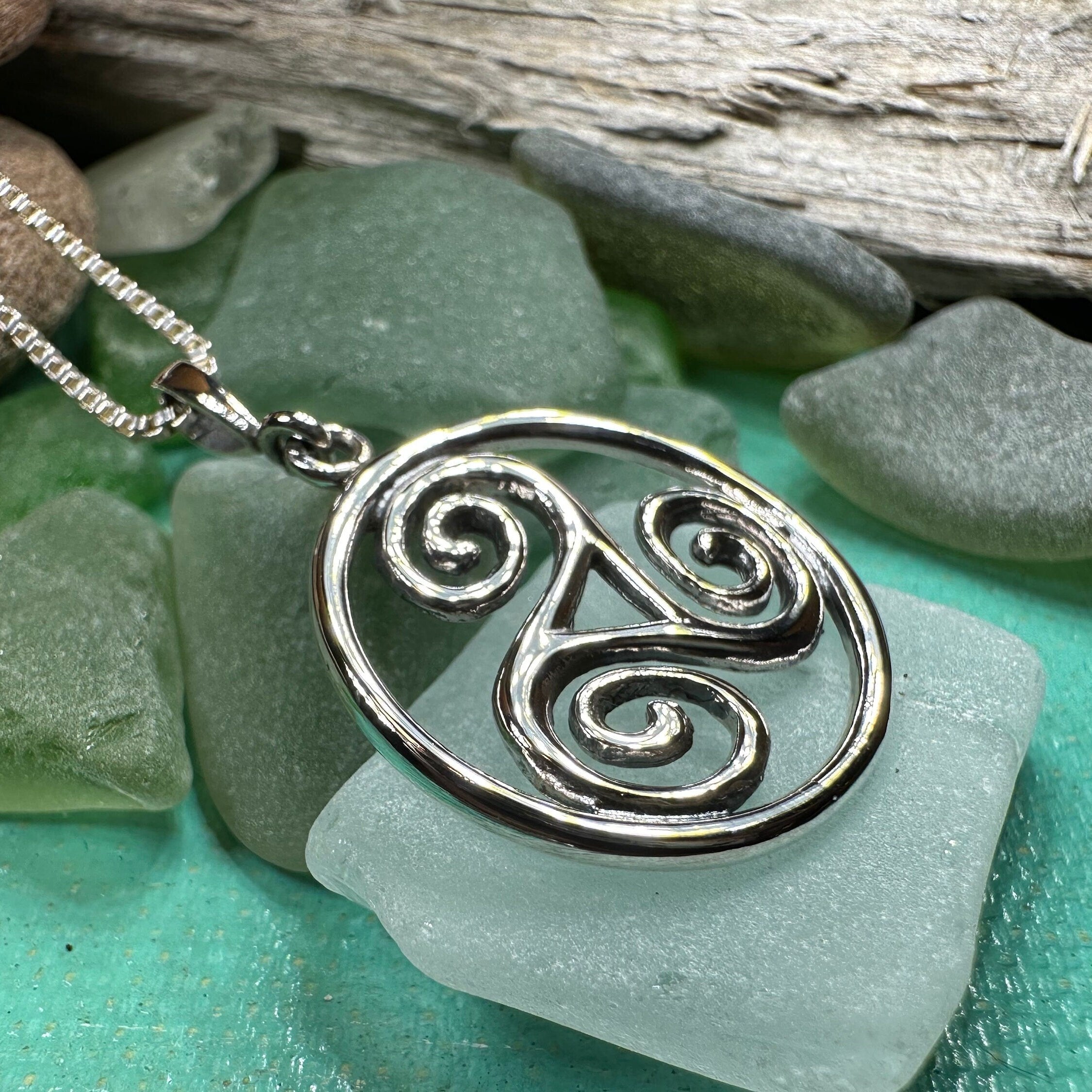 Orkney Celtic Spiral Necklace