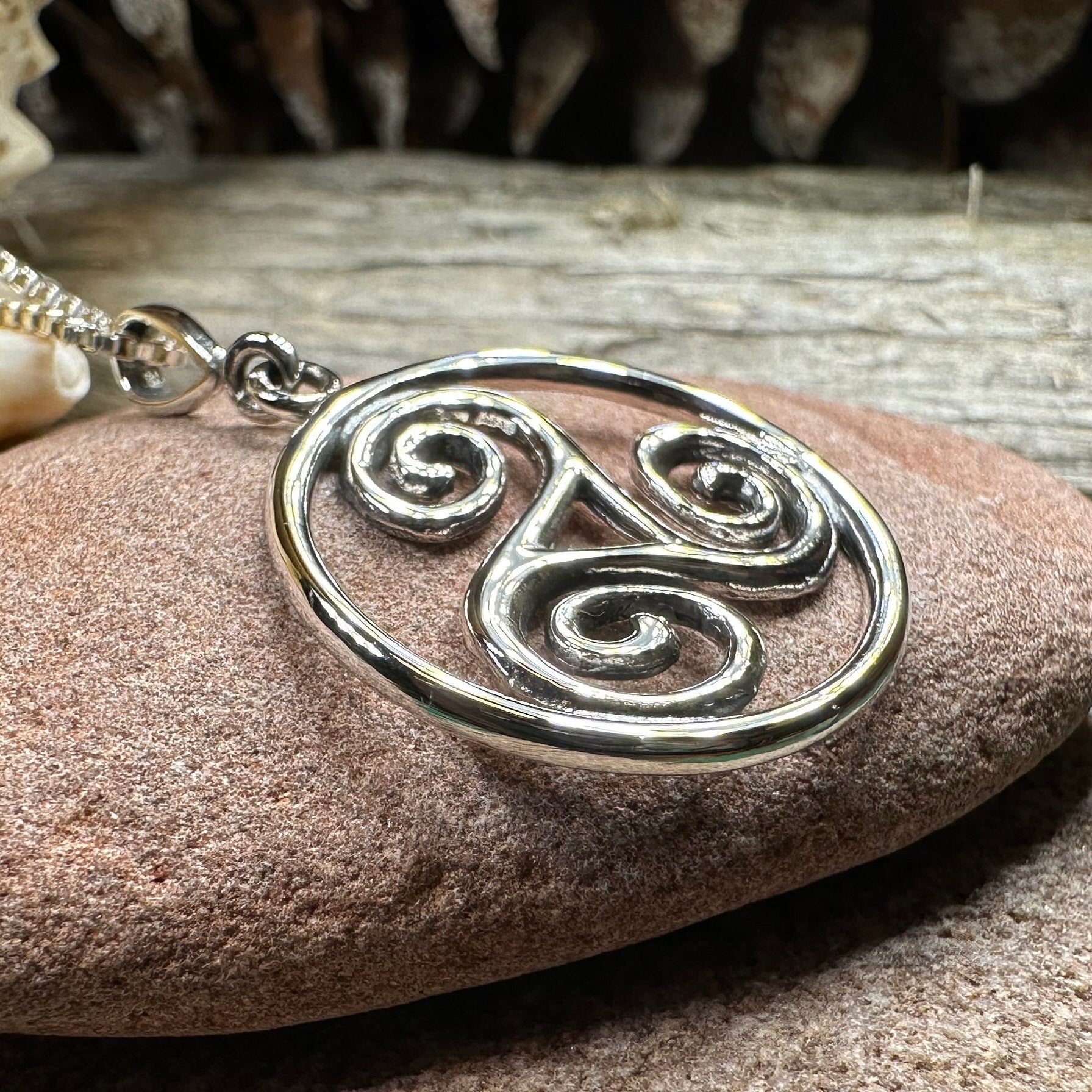 Orkney Celtic Spiral Necklace