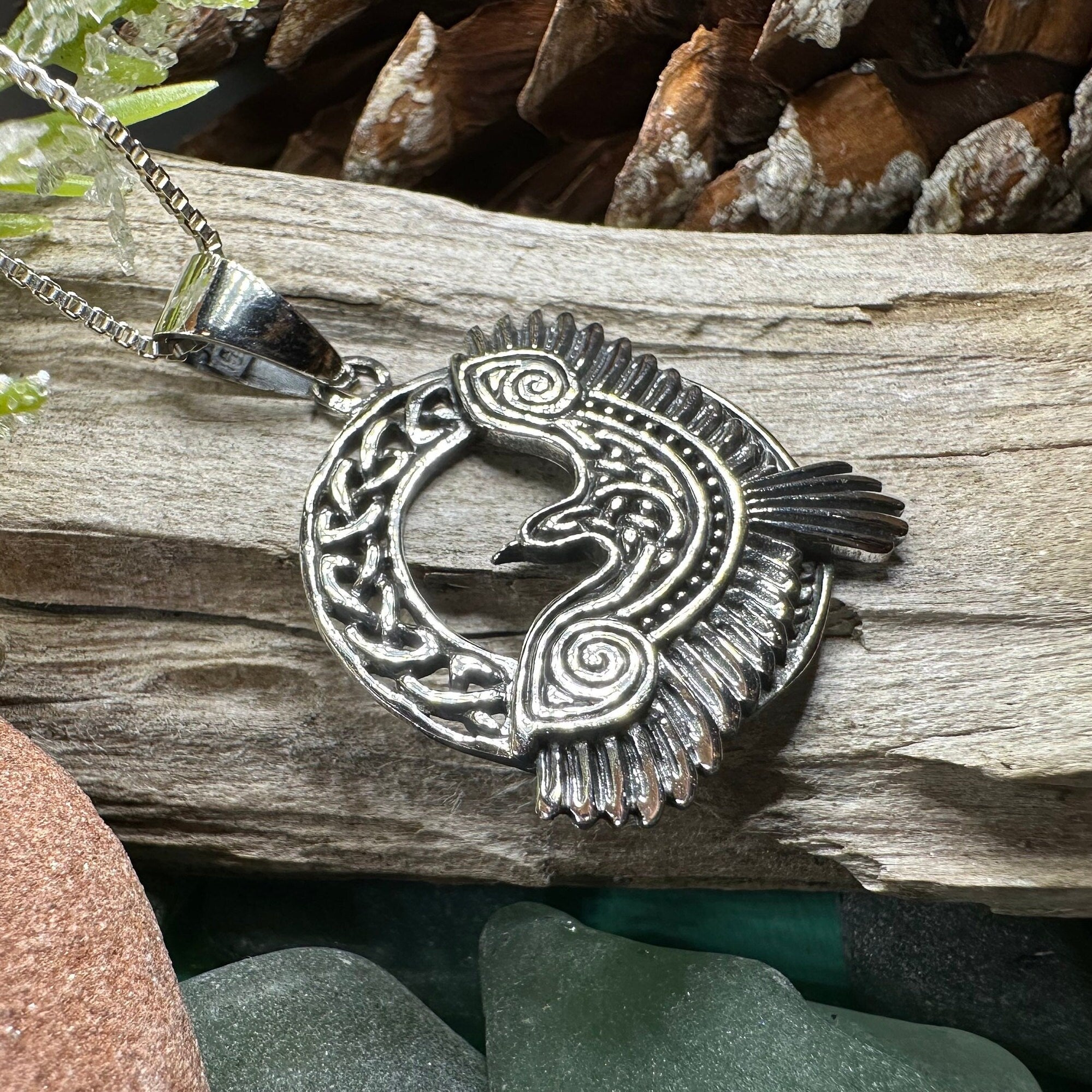 Rivervale Celtic Raven Necklace