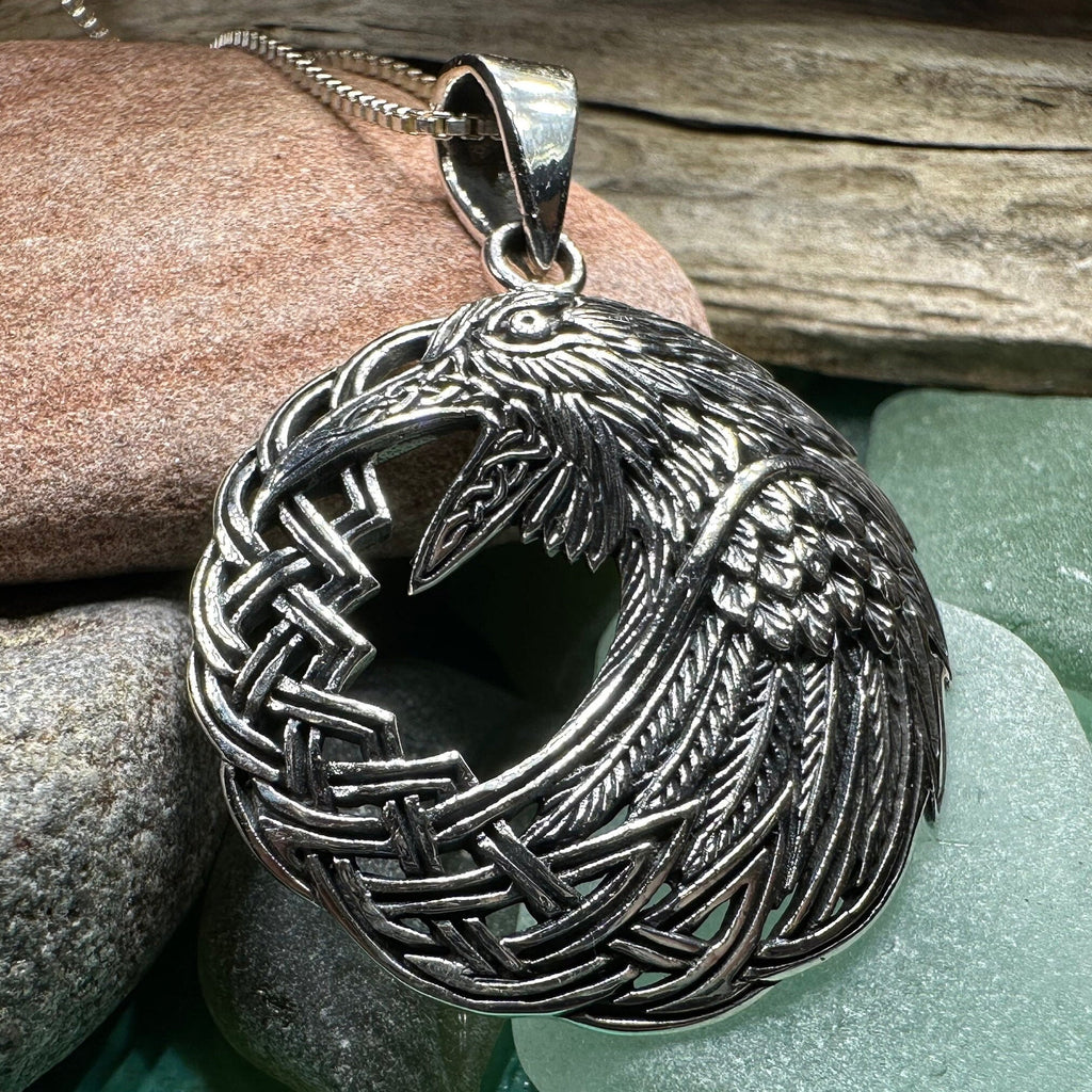 Colton Celtic Raven Necklace