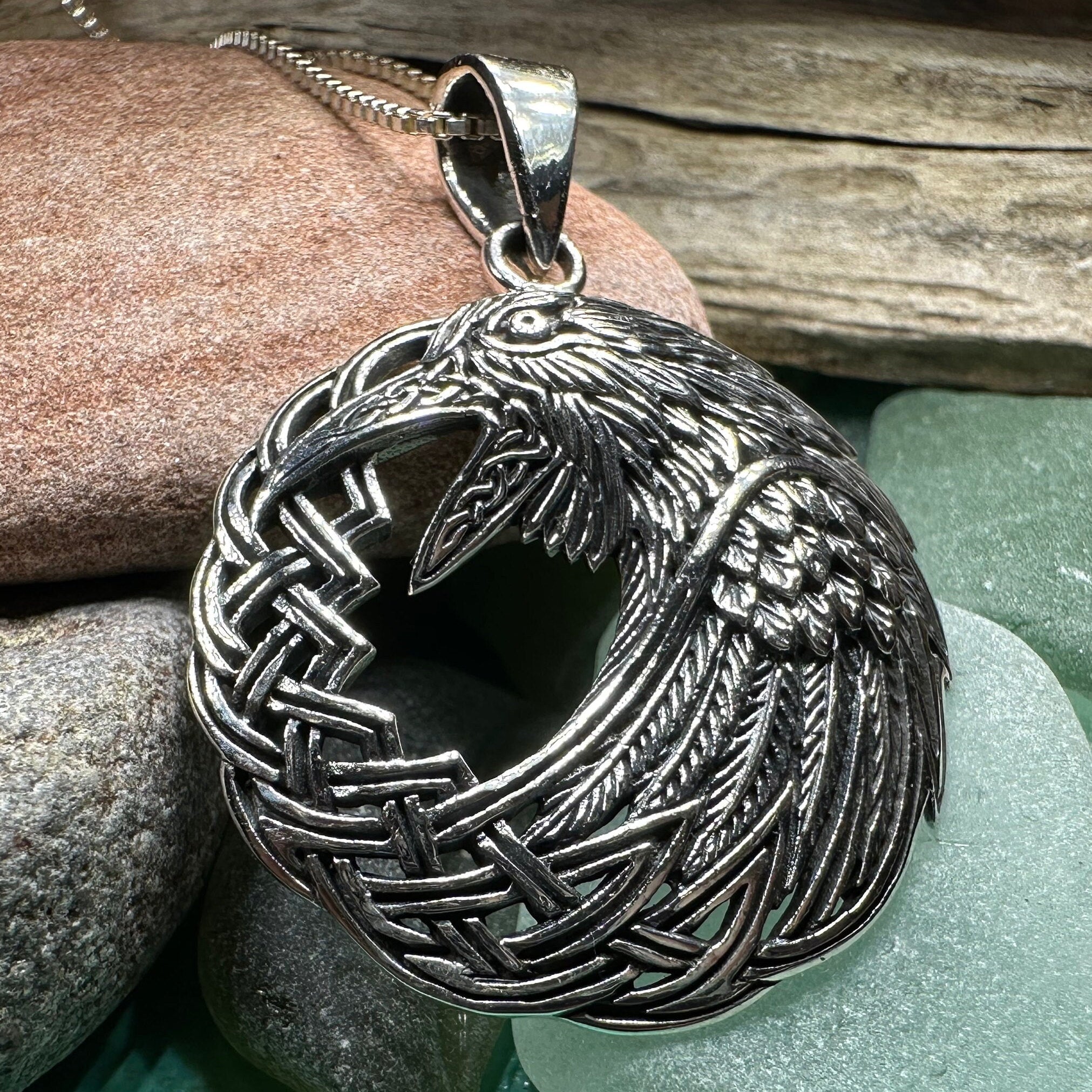 Colton Celtic Raven Necklace