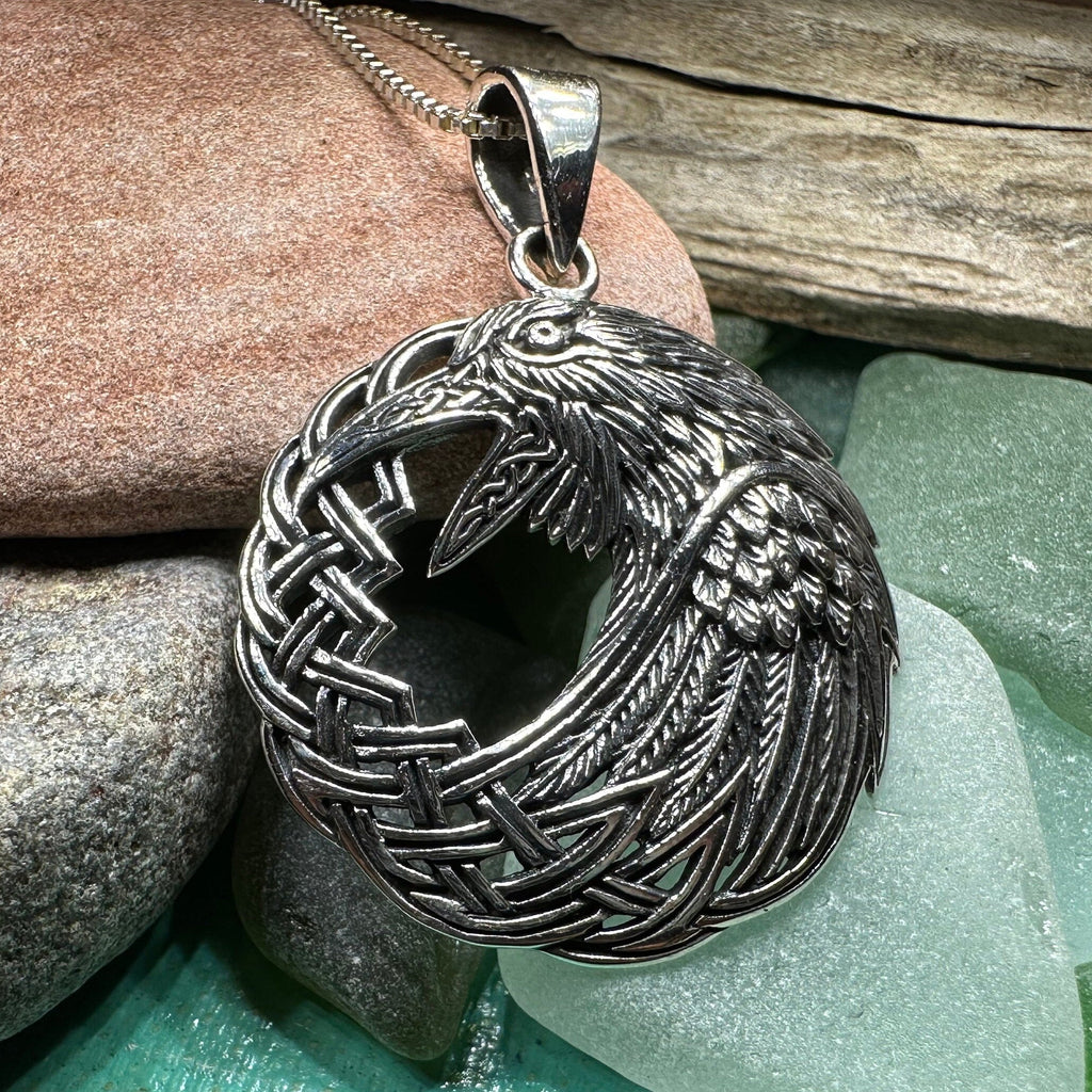 Colton Celtic Raven Necklace