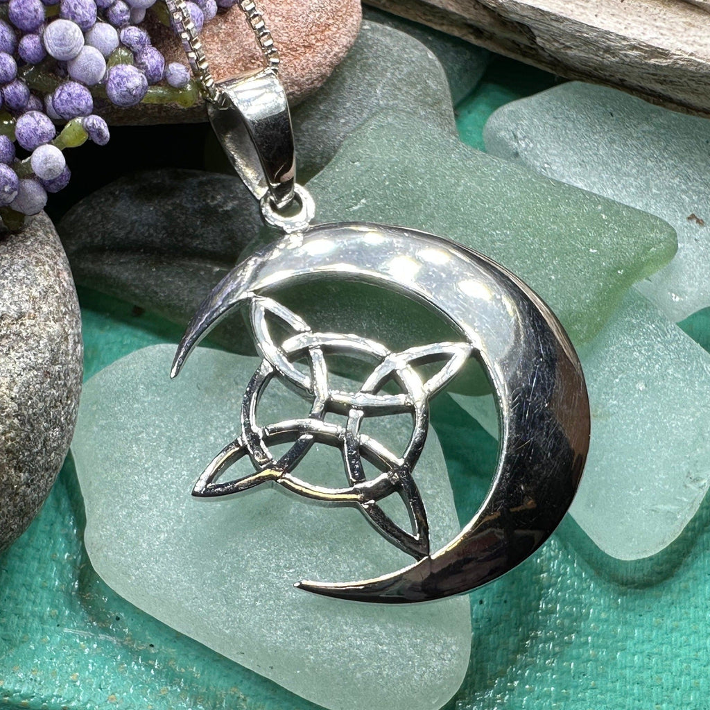 Erenay Celtic Moon Necklace