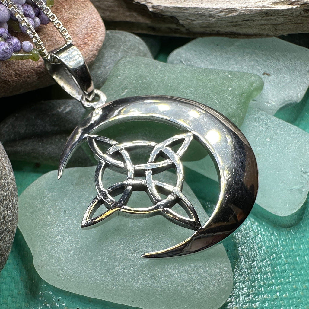 Erenay Celtic Moon Necklace