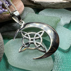 Erenay Celtic Moon Necklace