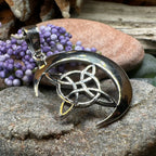Erenay Celtic Moon Necklace