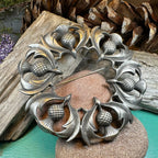 Thistle Tartan Brooch