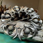 Thistle Tartan Brooch