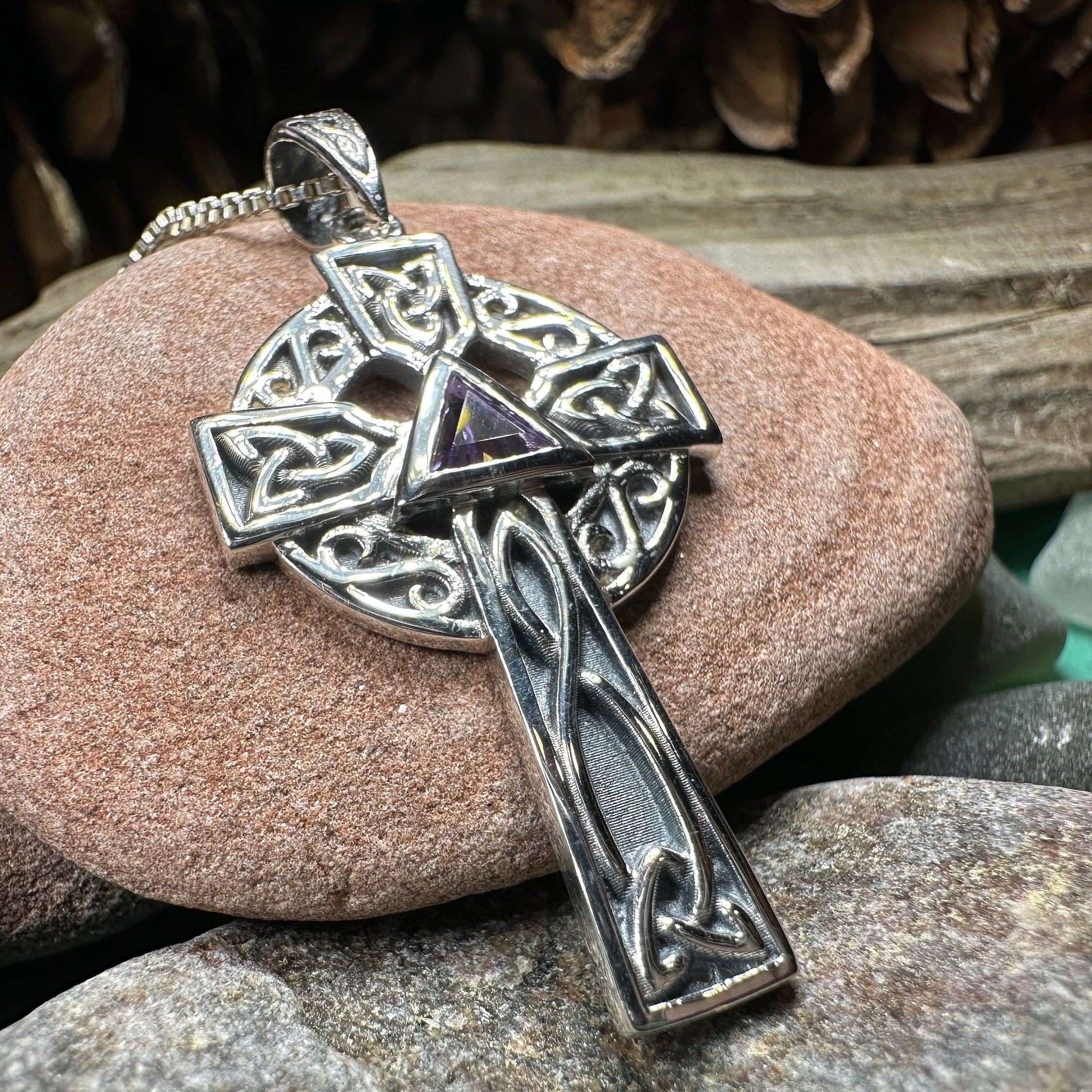 Recovery Celtic Cross Necklace