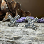 Springtide Saint Brigid's Cross Earrings
