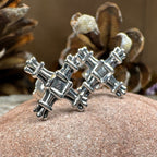 Springtide Saint Brigid's Cross Earrings