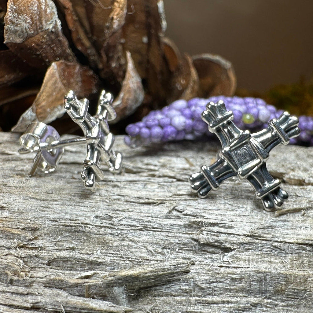 Springtide Saint Brigid's Cross Earrings