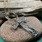 Celtic Ahnk Moonstone Necklace