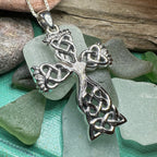 Eternal Tree Celtic Cross Necklace