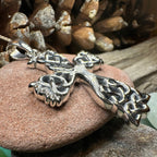 Eternal Tree Celtic Cross Necklace
