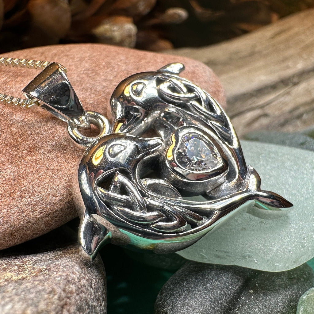 Hebrides Celtic Dolphin Necklace