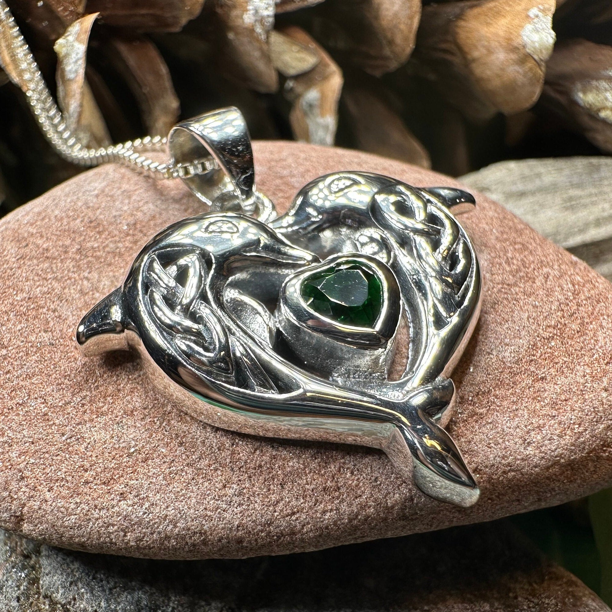 Hebrides Celtic Dolphin Necklace