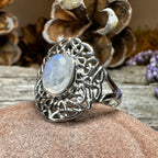 Celtic Starglow Moonstone Ring