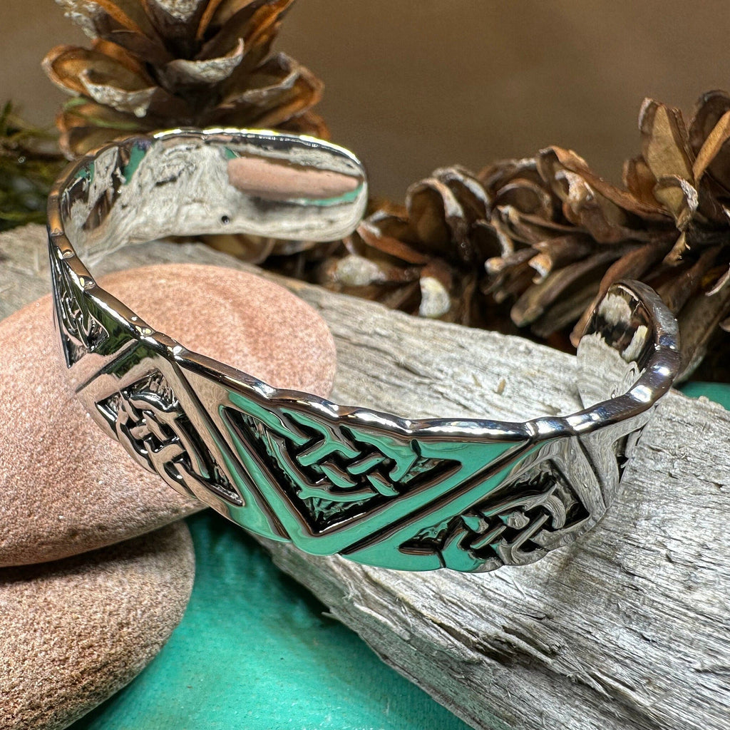 Destiny Celtic Knot Cuff Bracelet