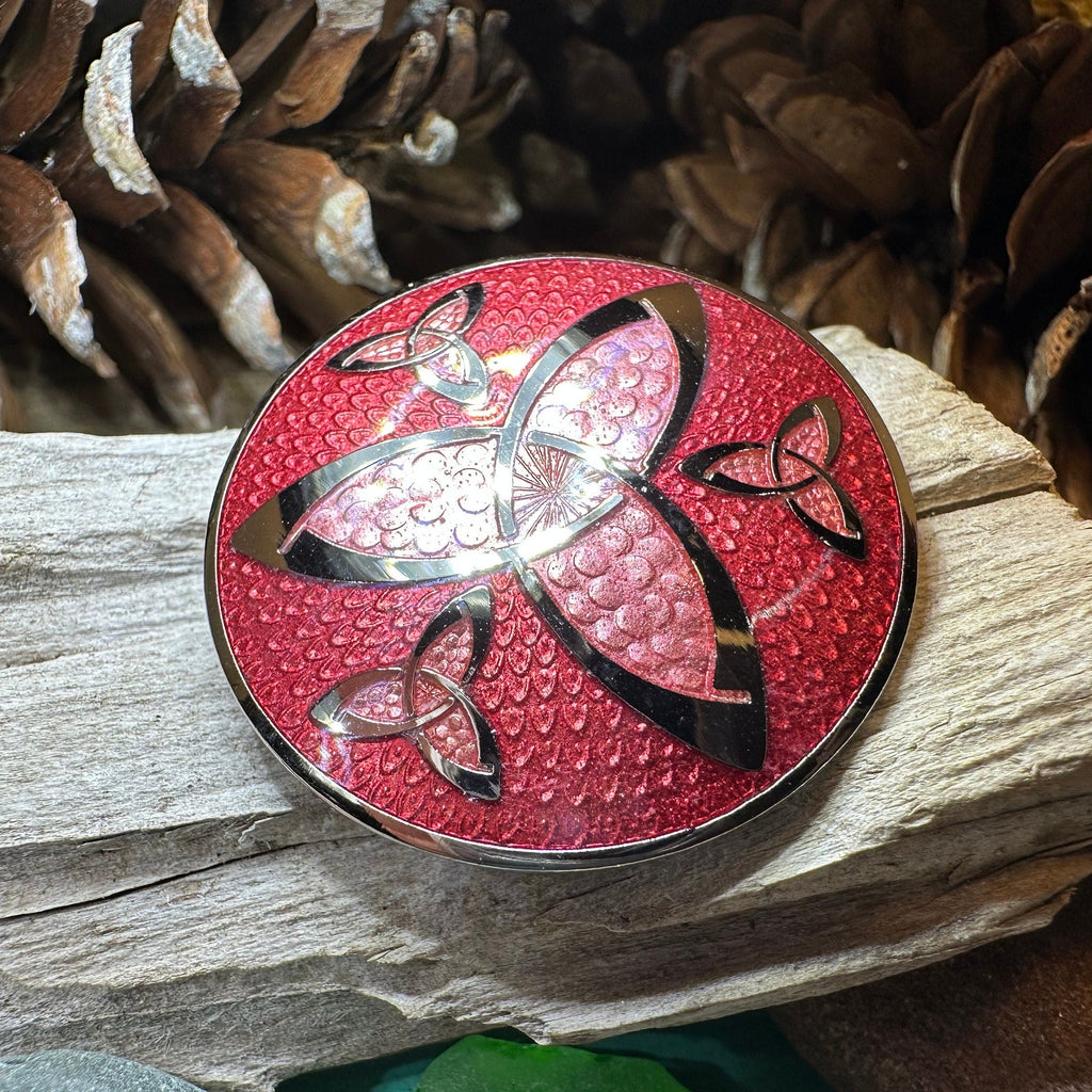 Celtic Four Trinity Knots Brooch