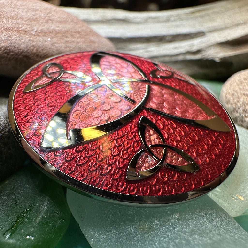 Celtic Four Trinity Knots Brooch