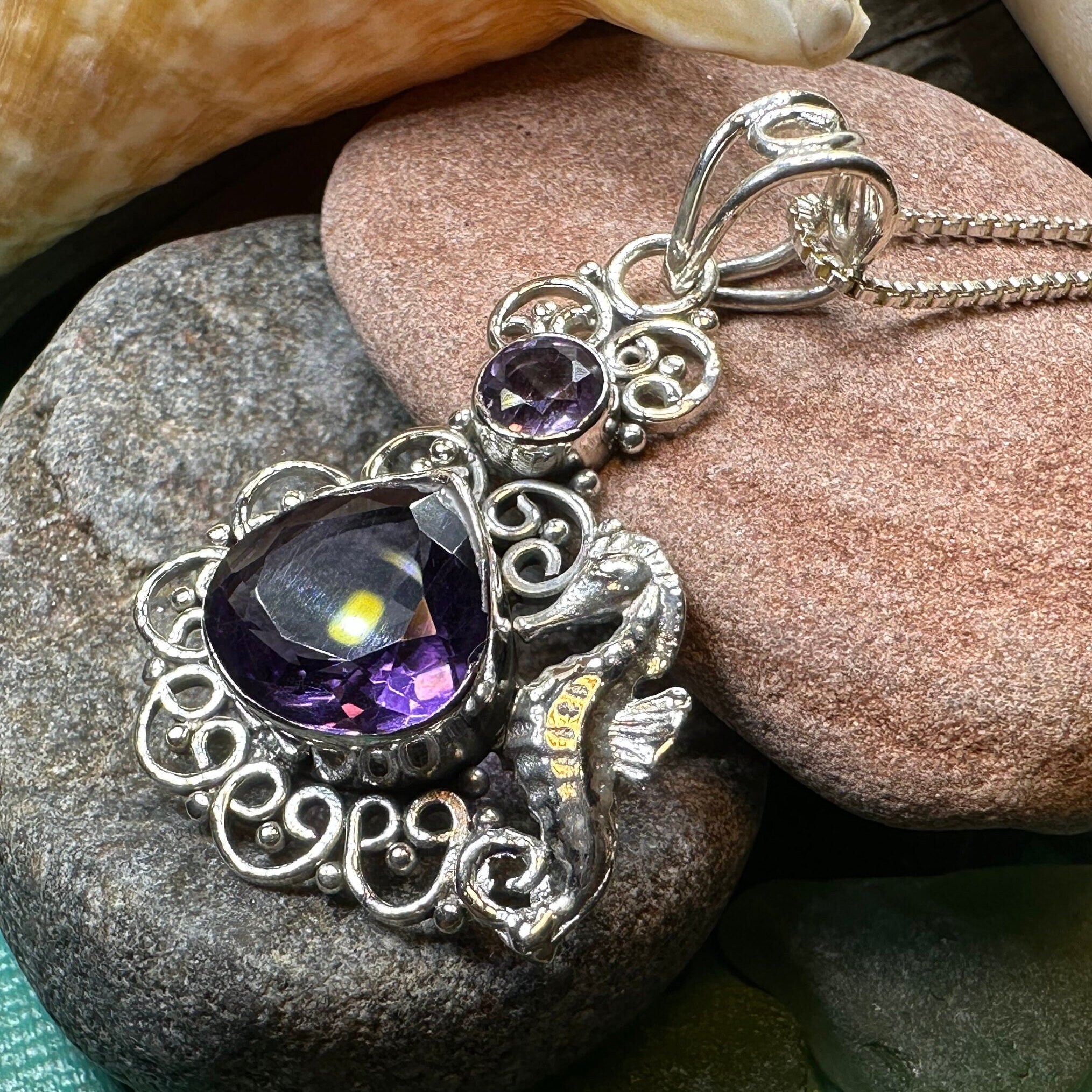 Seasong Seahorse Necklace