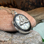 Trinity Knot Locket Necklace