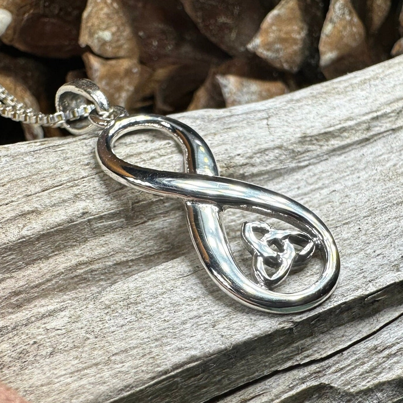 Infinite Love Trinity Knot Necklace
