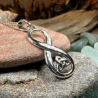 Infinite Love Trinity Knot Necklace