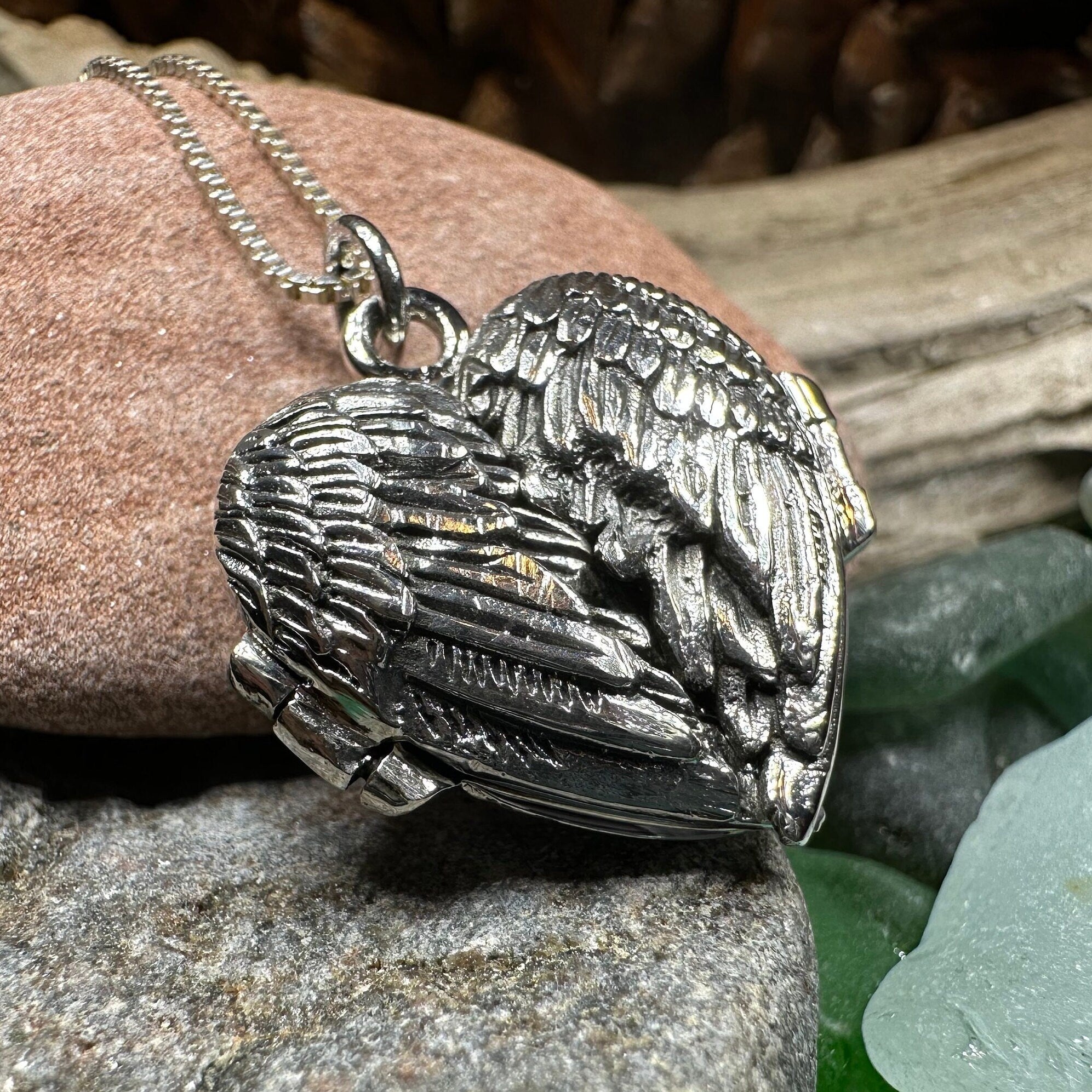 Clarity Angel Wings Locket