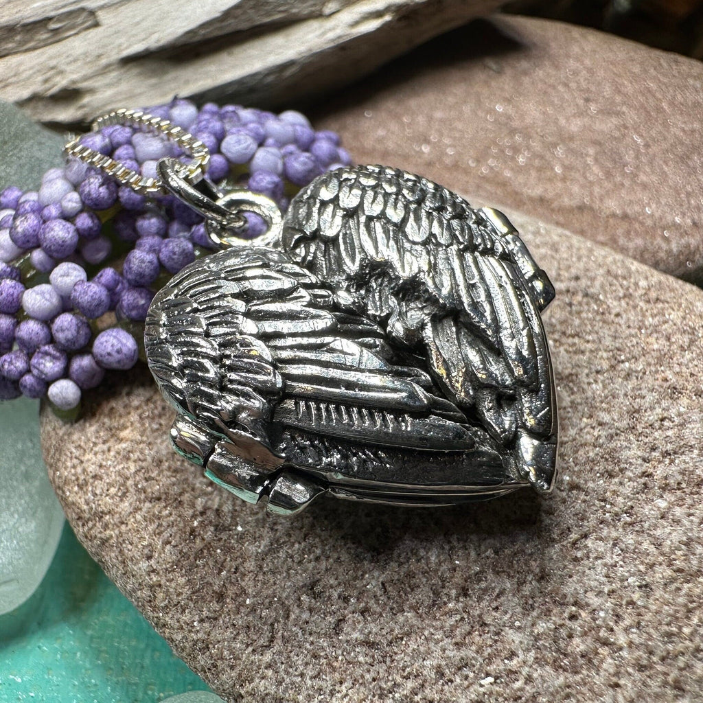 Clarity Angel Wings Locket