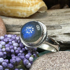 Celtic Twilight Labradorite Ring