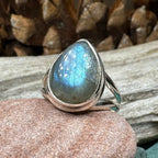 Celtic Twilight Labradorite Ring