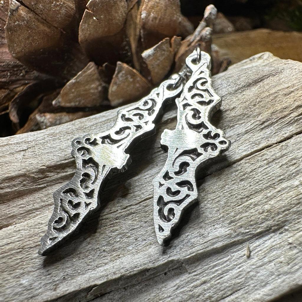 Gothic Bat Earrings