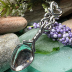 Welsh Celtic Heart Love Spoon Brooch