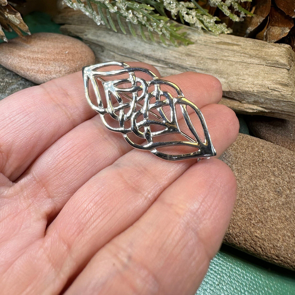 Lysandra Celtic Knot Brooch