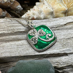 Shannyn Shamrock Enamel Necklace