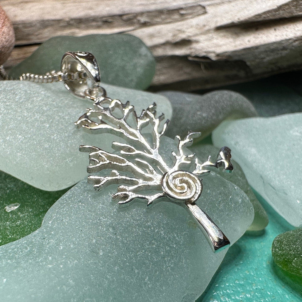 Eternal Spiral Tree of Life Necklace