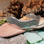 Celtic Wave Pewter Bracelet