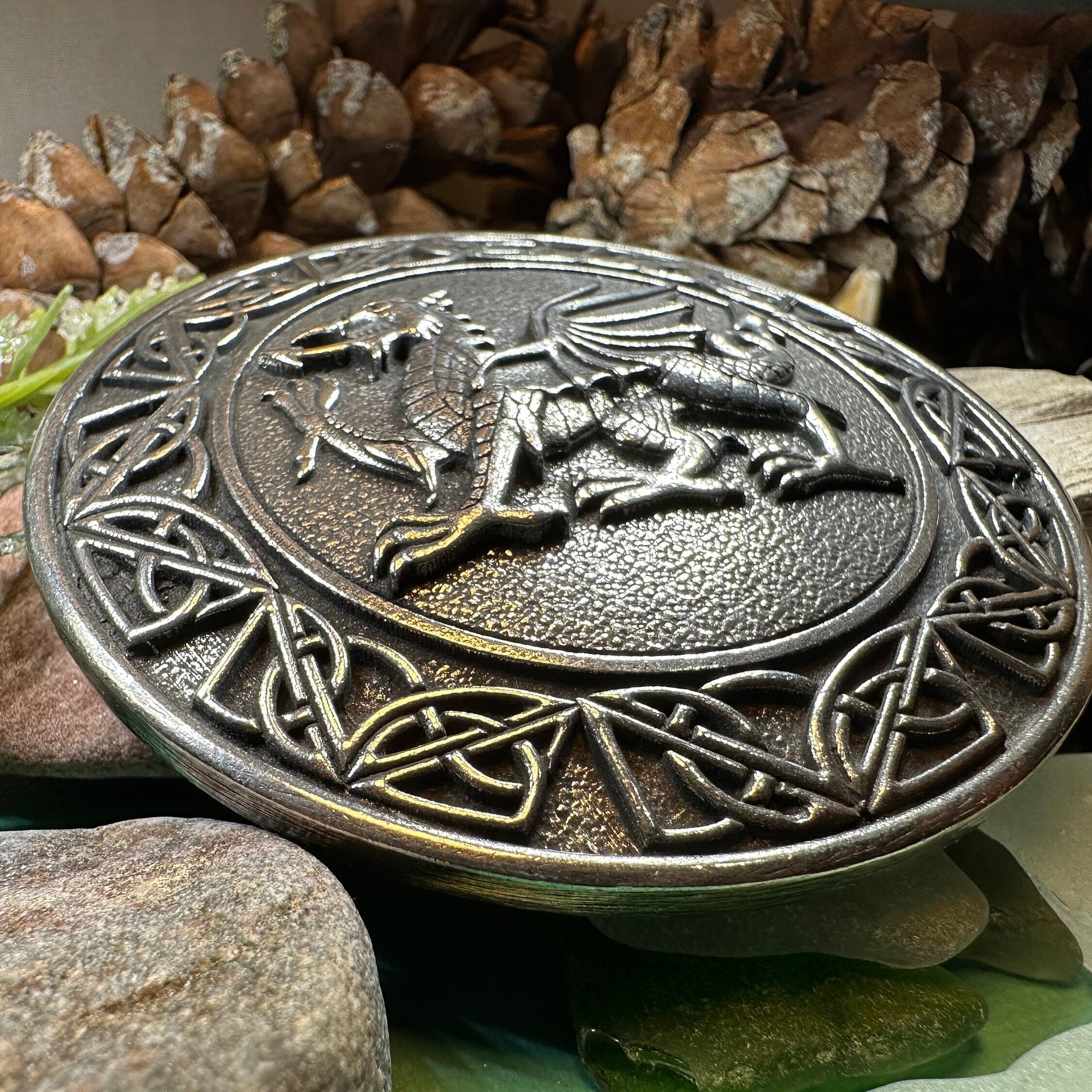 Large Welsh Dragon Brooch