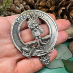 Bagpiper Scotland Brooch