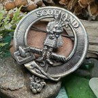 Bagpiper Scotland Brooch