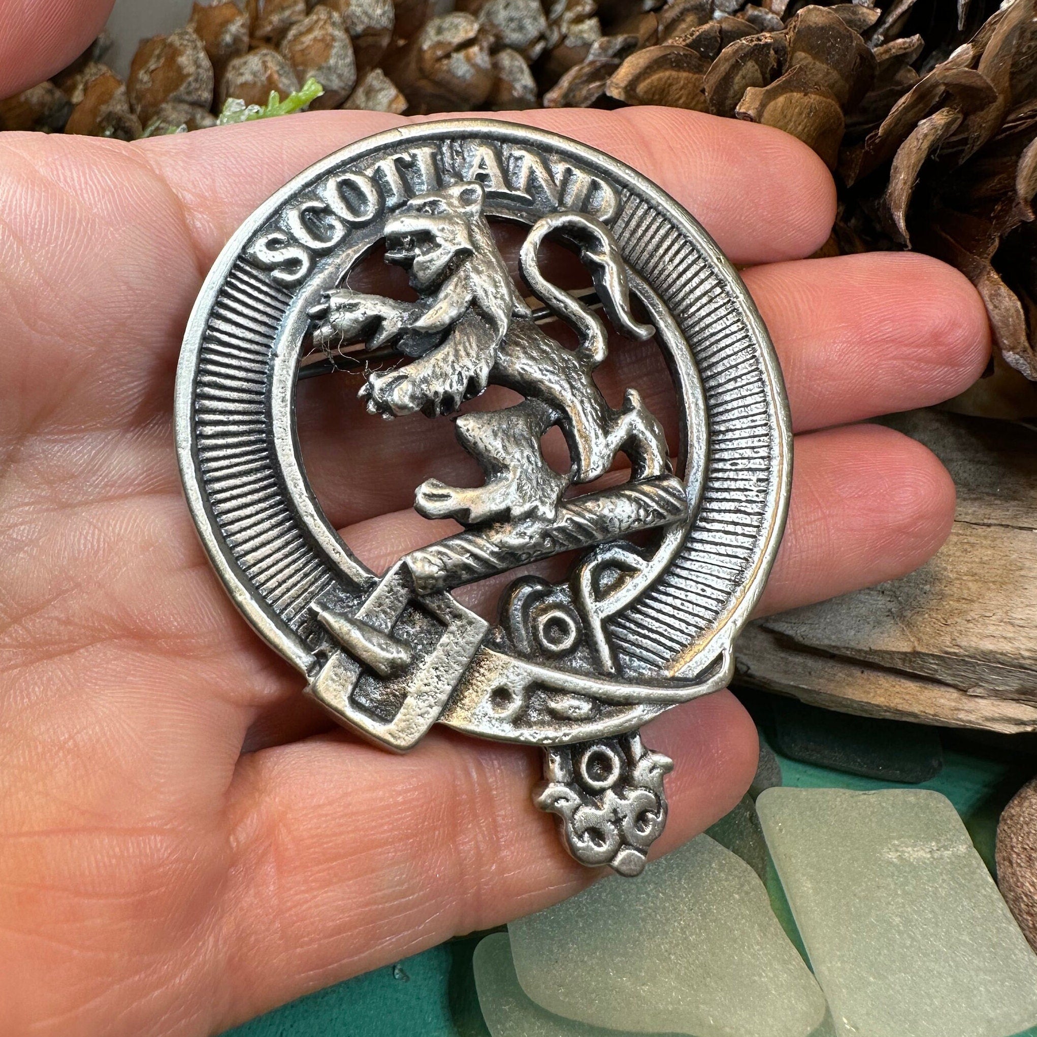 Scotland Lion Brooch