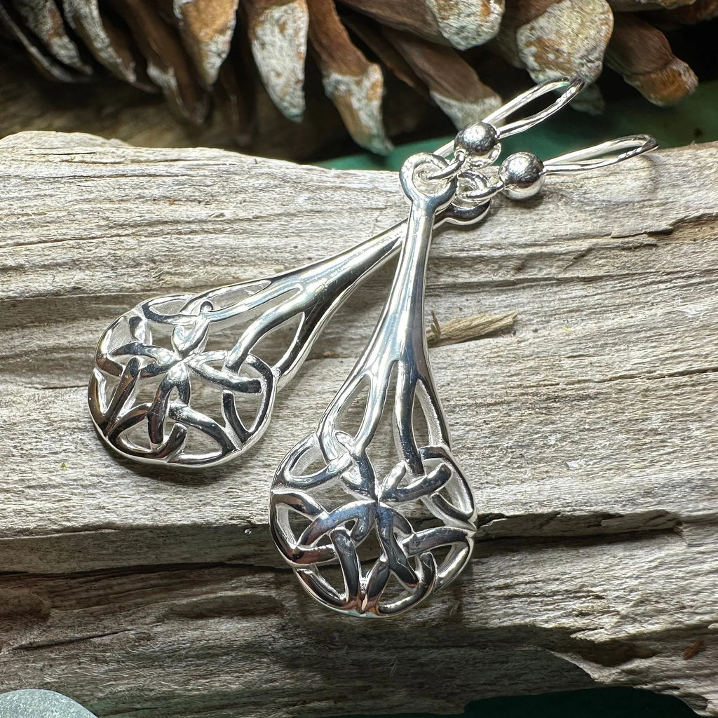 Celtic Teardrop Earrings