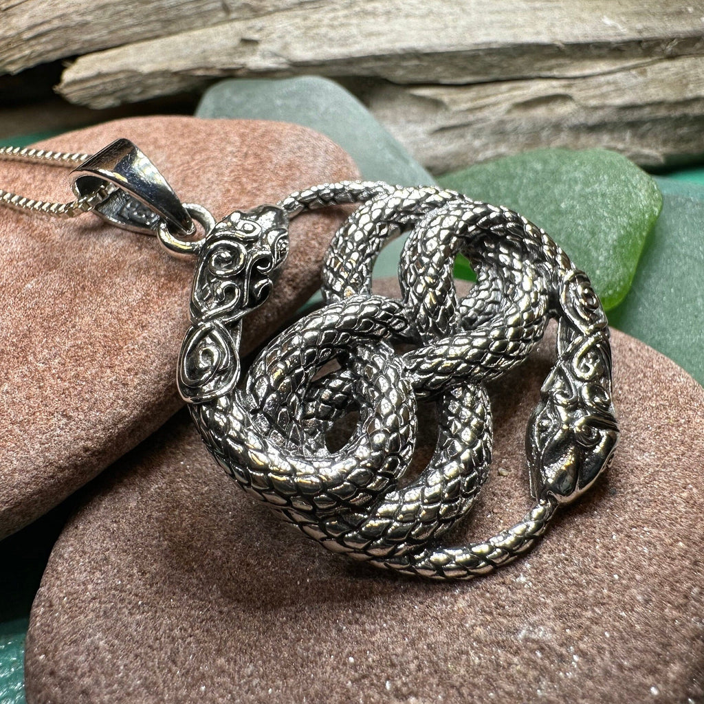 Sivart Celtic Snake Necklace