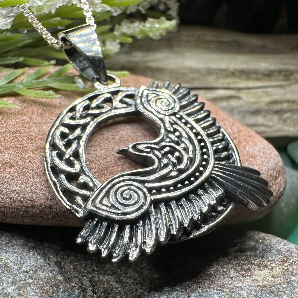 Rivervale Celtic Raven Necklace
