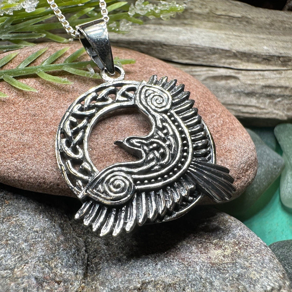 Rivervale Celtic Raven Necklace