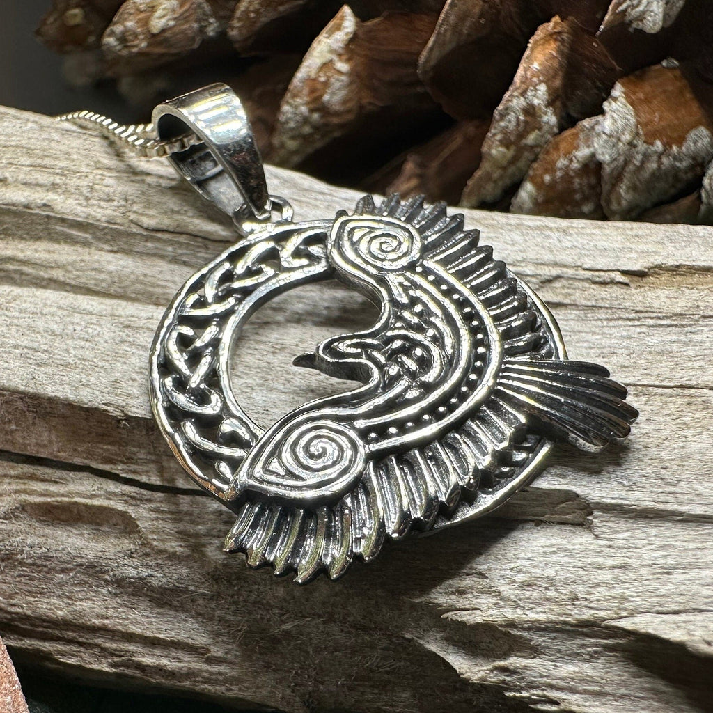 Rivervale Celtic Raven Necklace