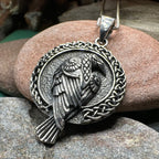 Endre Celtic Raven Necklace