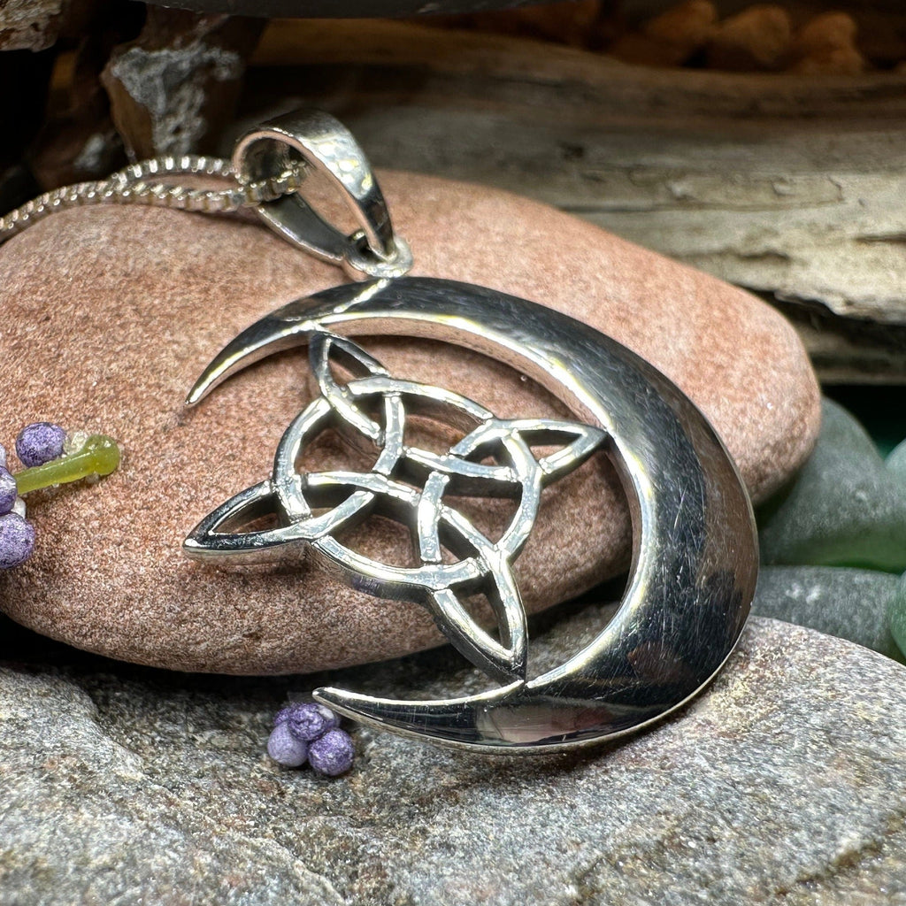 Erenay Celtic Moon Necklace